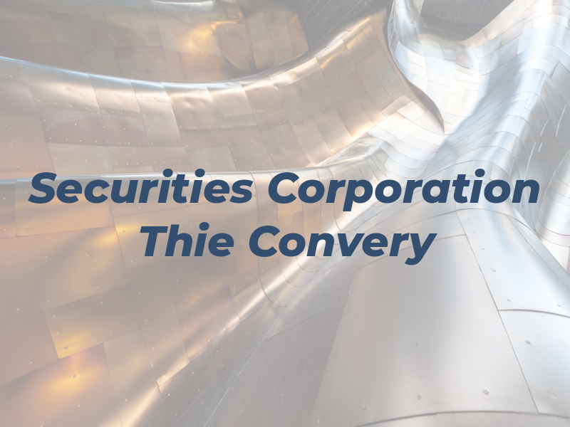 IPC Securities Corporation - Thie Convery