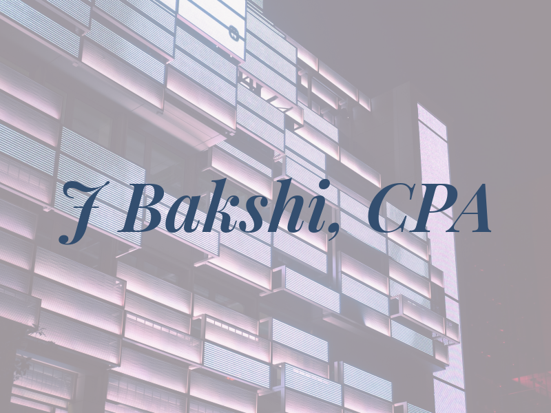 J Bakshi, CPA