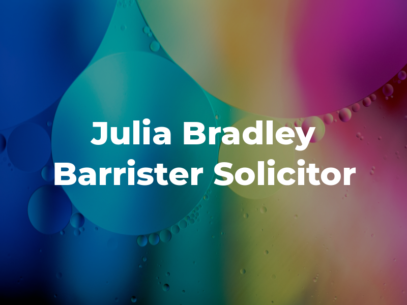 Julia Bradley Barrister & Solicitor