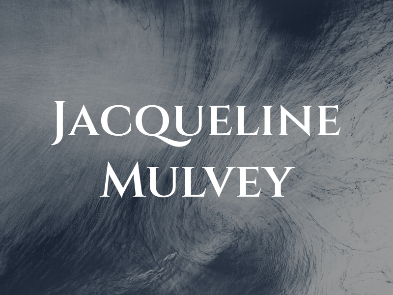 Jacqueline Mulvey