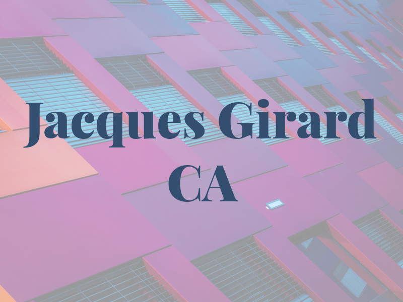 Jacques Girard CA