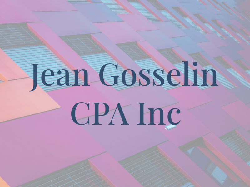 Jean Gosselin CPA Inc