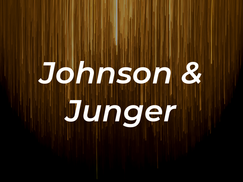Johnson & Junger