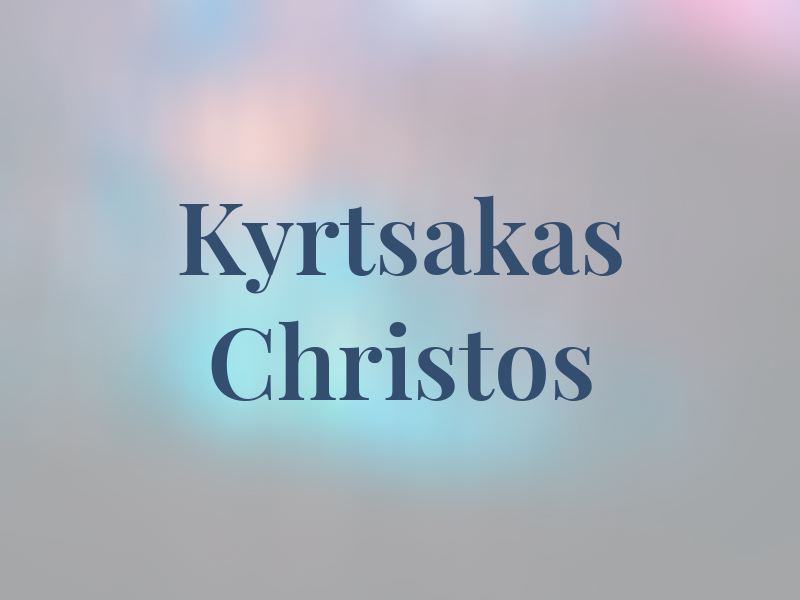 Kyrtsakas Christos