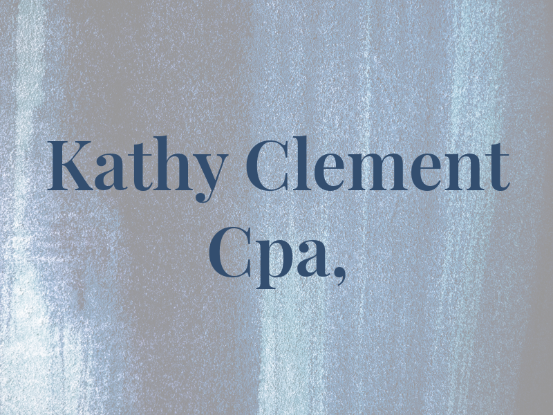 Kathy Clement Cpa, CGA