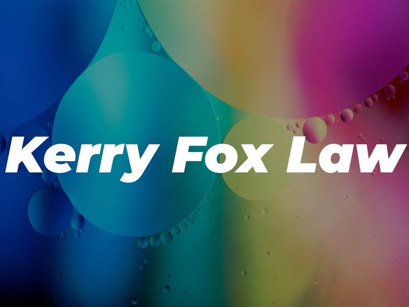 Kerry Fox Law