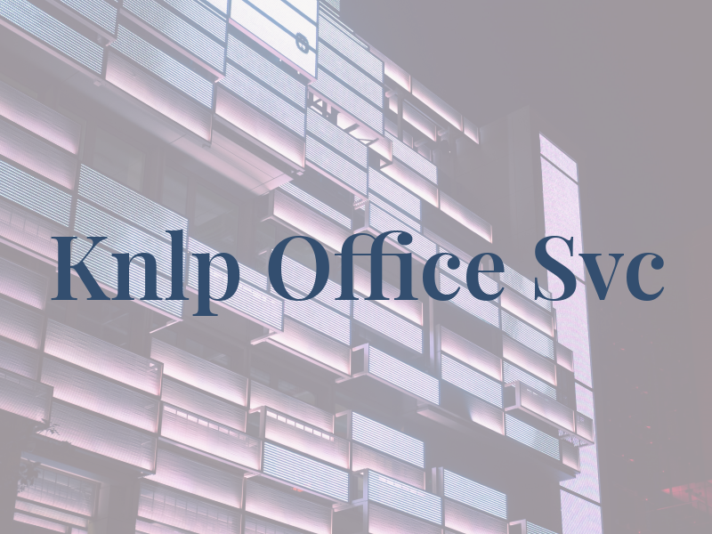 Knlp Office Svc
