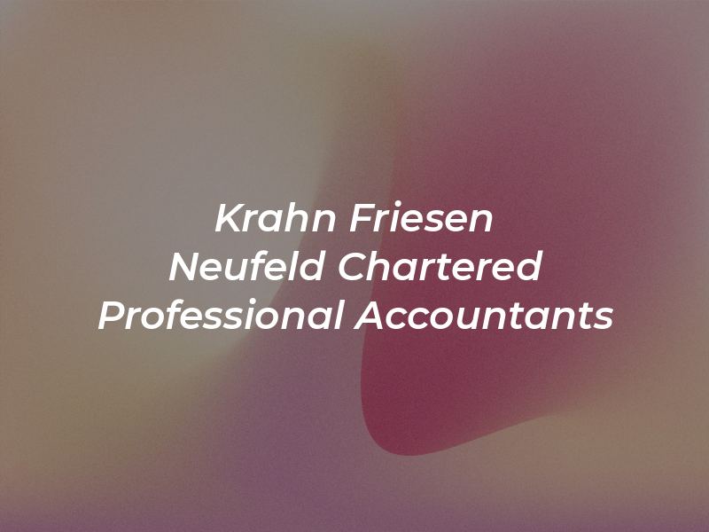 Krahn Friesen Neufeld Chartered Professional Accountants
