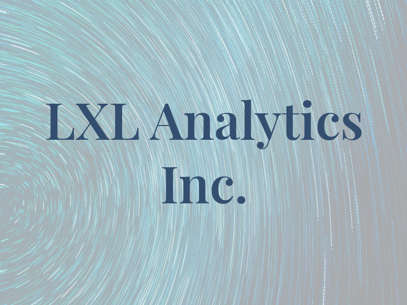 LXL Analytics Inc.