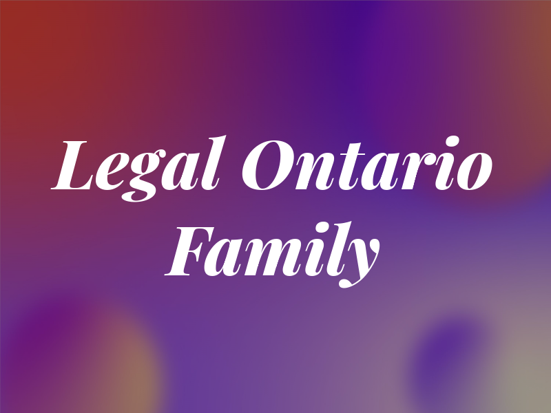 Legal Aid Ontario Family Law DC