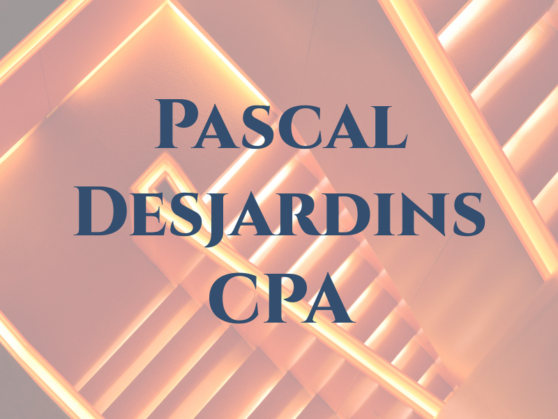 Pascal Desjardins CPA