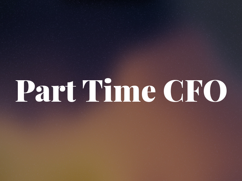 Part Time CFO