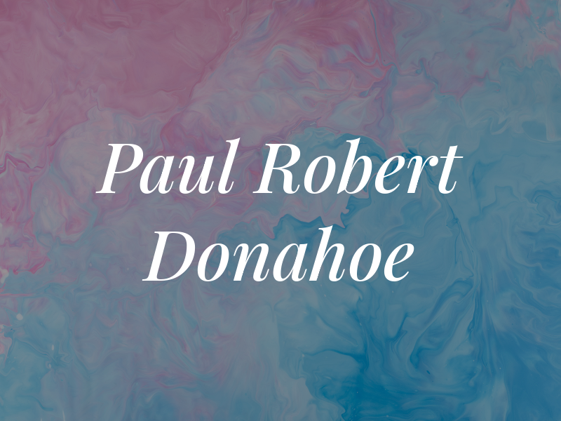 Paul Robert Donahoe CPA