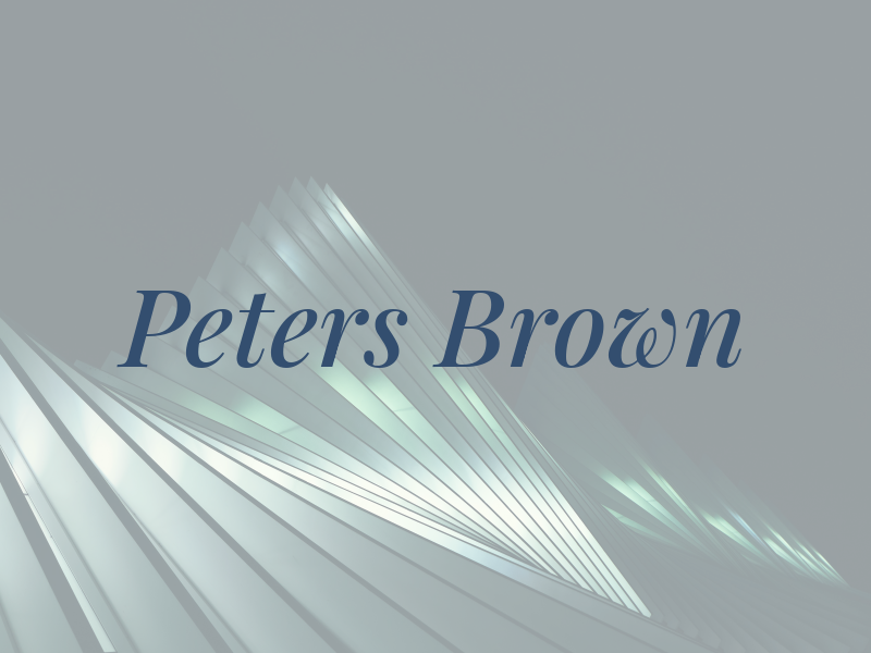 Peters Brown