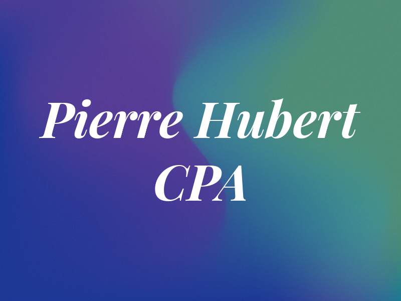 Pierre Hubert CPA