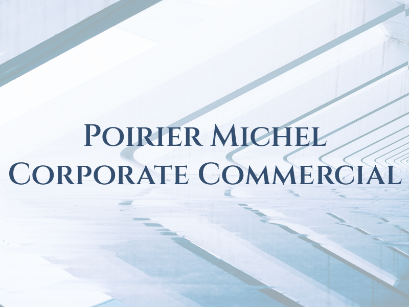 Poirier Michel Corporate Commercial Law