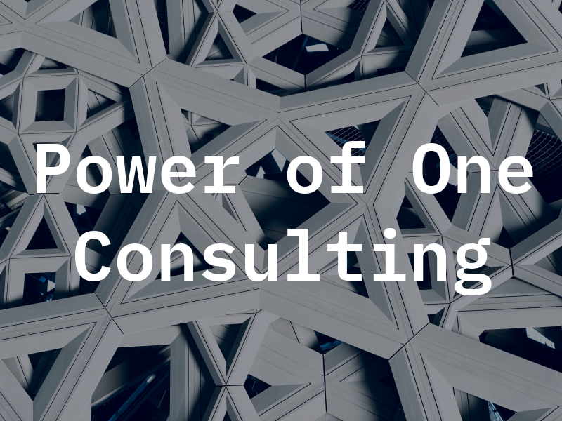 Power of One Consulting