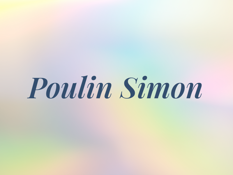 Poulin Simon