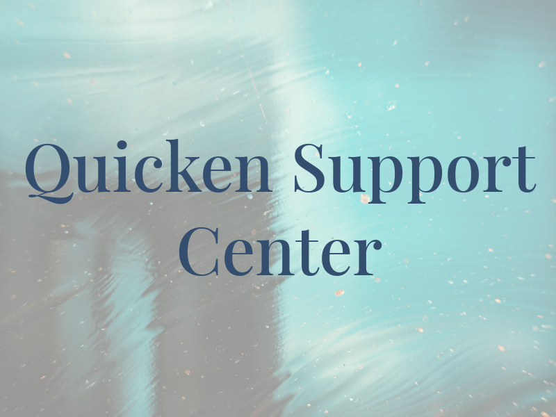 Quicken Support Center