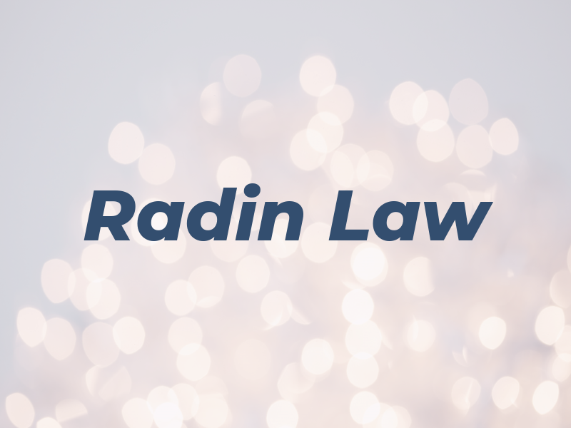 Radin Law