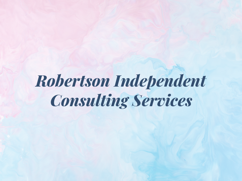 Robertson Independent Consulting Services