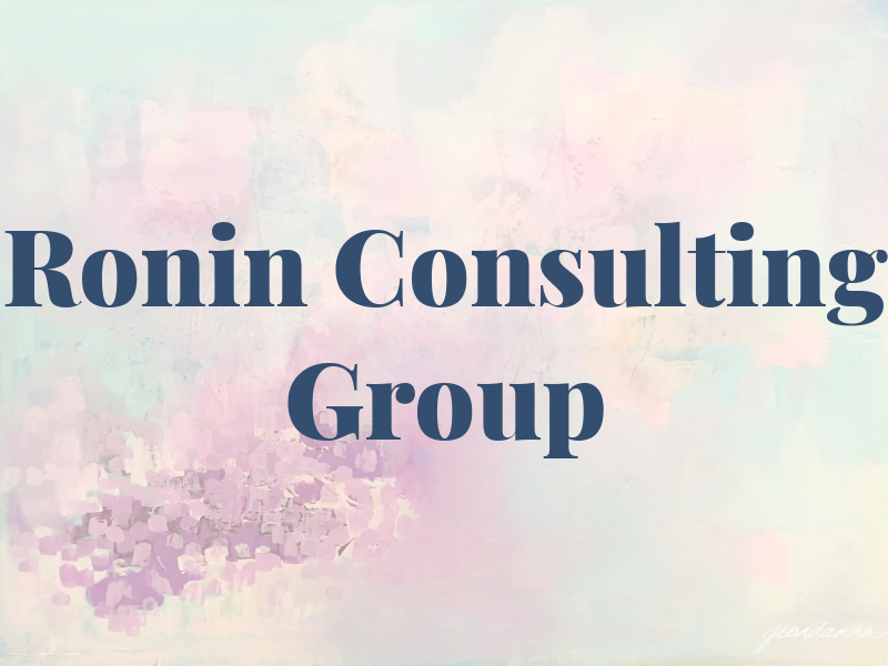 Ronin Consulting Group