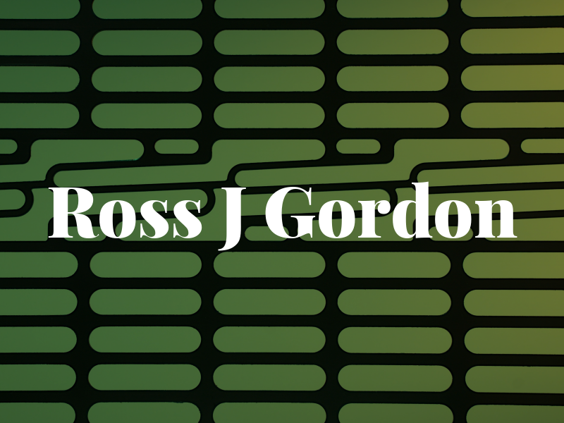Ross J Gordon