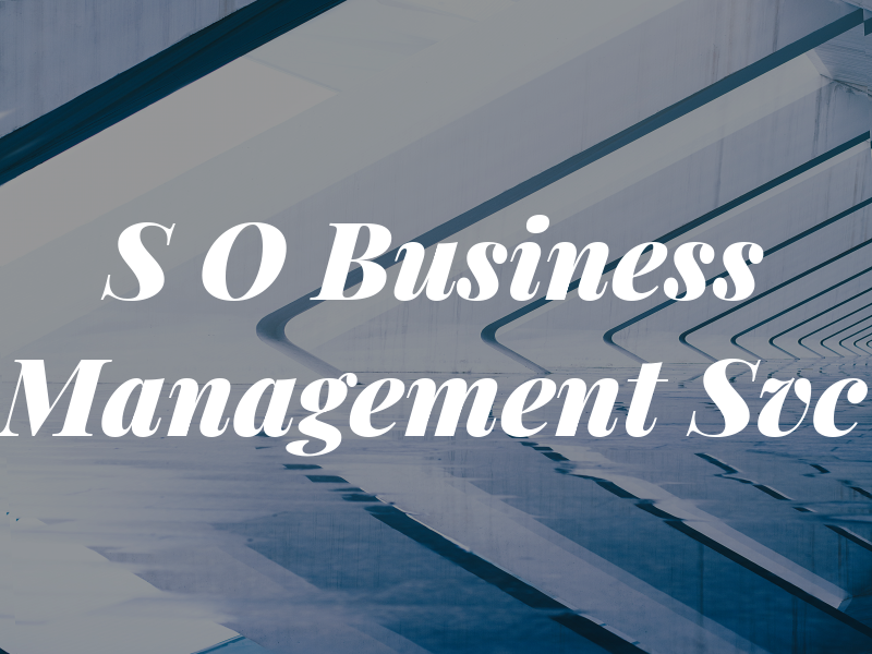 S O Business Management Svc