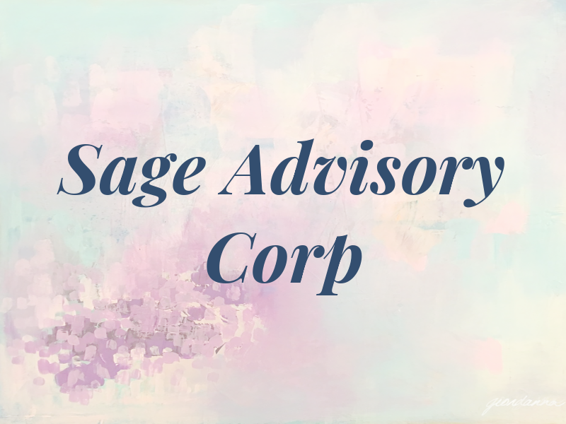 Sage Advisory Corp