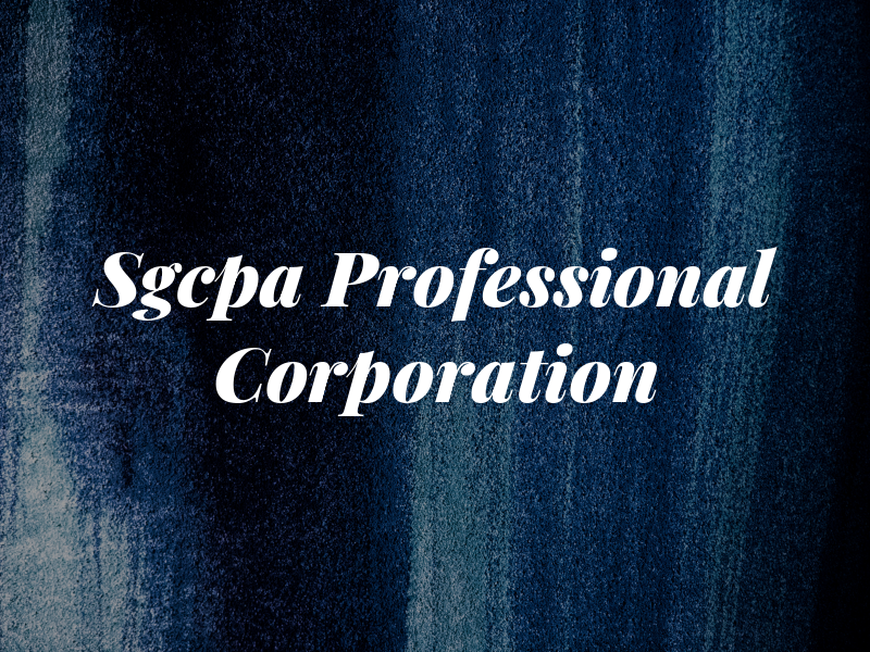 Sgcpa Professional Corporation