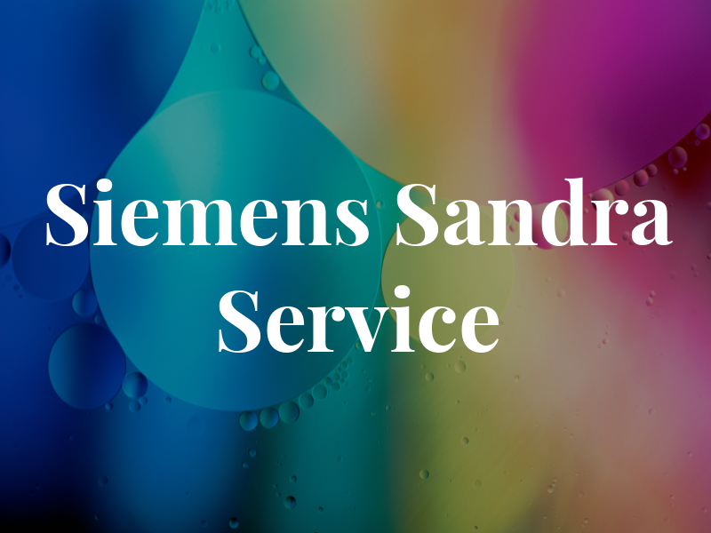 Siemens Sandra Tax Service