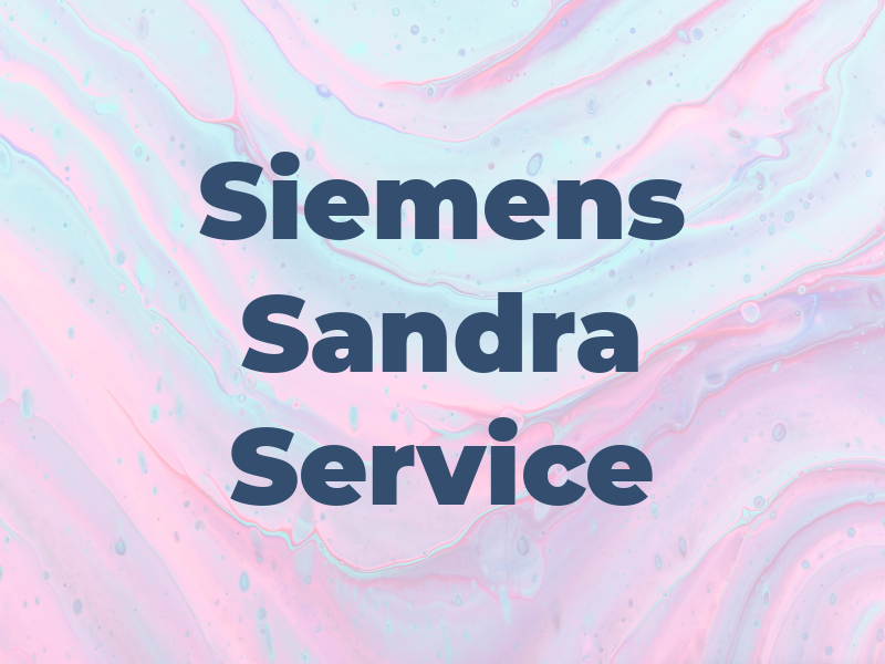 Siemens Sandra Tax Service