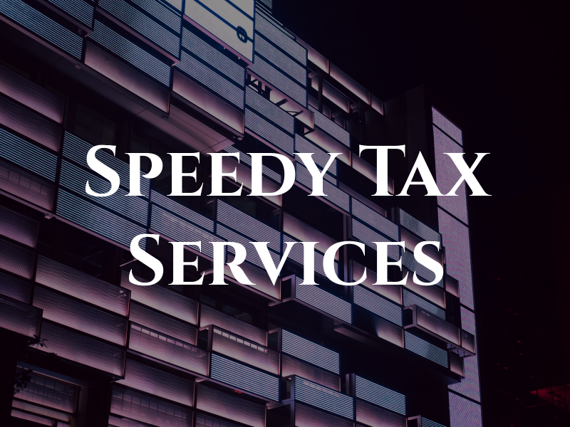 Speedy Tax Services