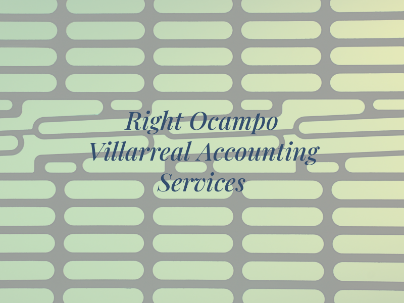 TAX Right - Ocampo and Villarreal Accounting Services