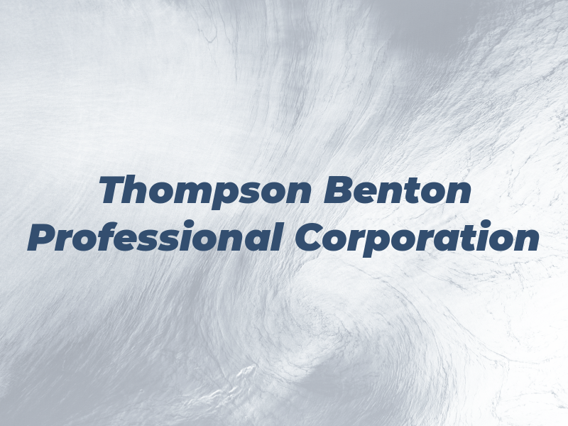 Thompson Benton Professional Corporation