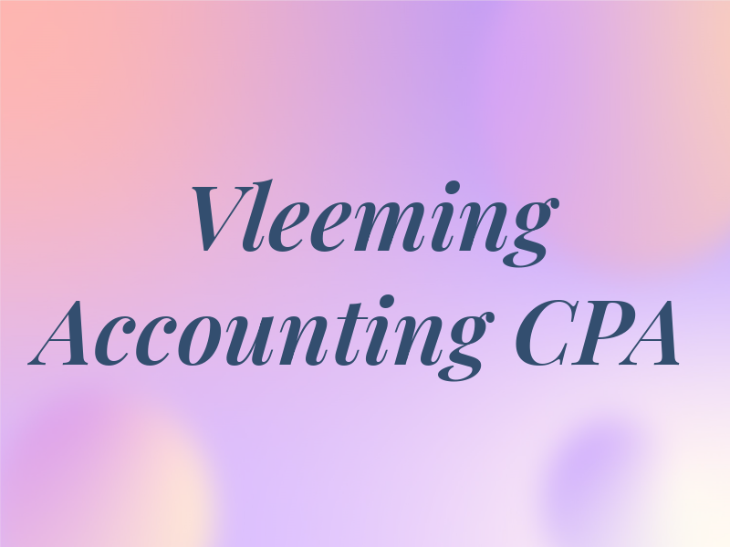 Vleeming Accounting CPA