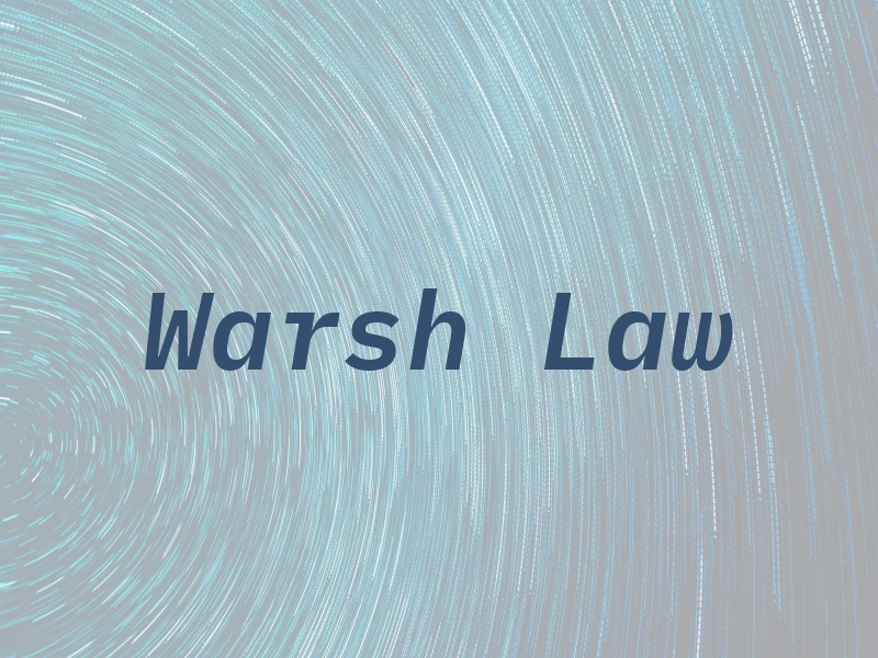Warsh Law