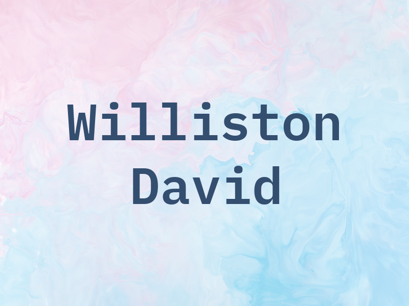 Williston David