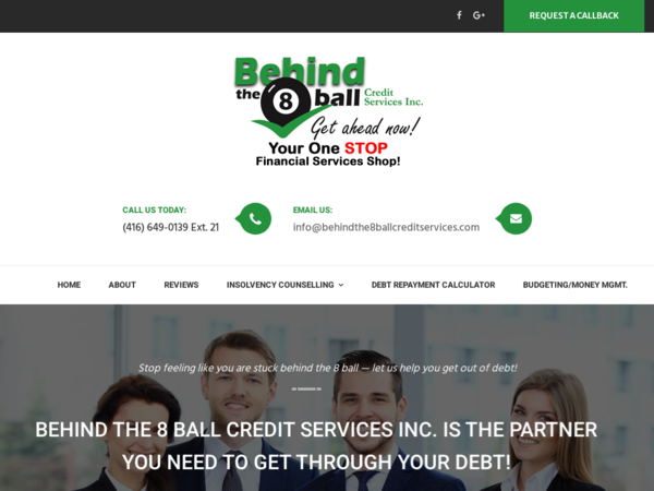 Behind the 8 Ball Credit Services