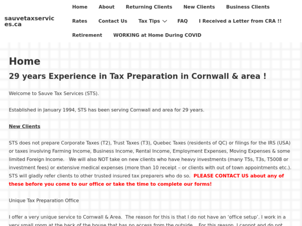 Sauve Tax Services