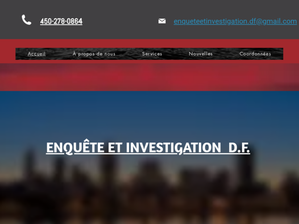 Enquete et Investigation D.F.