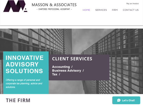 Masson & Associates Chartered Professional Accountants