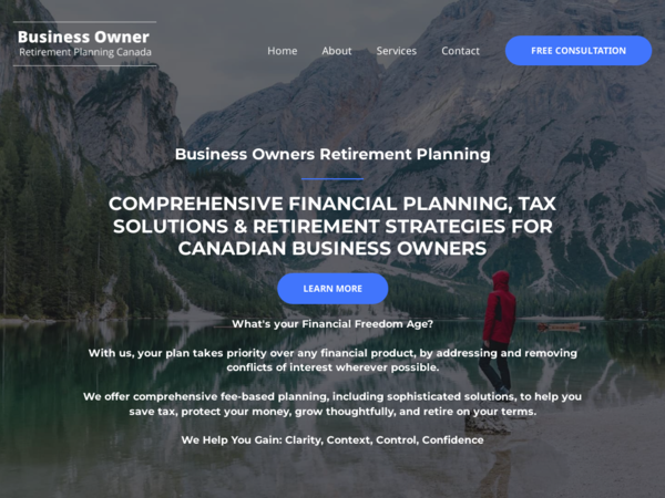 Business Owner Retirement Planning Canada