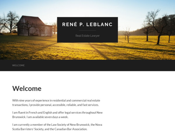 René P. Leblanc, Real Estate Lawyer