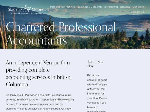 Sladen Moore Chartered Professional Accountants