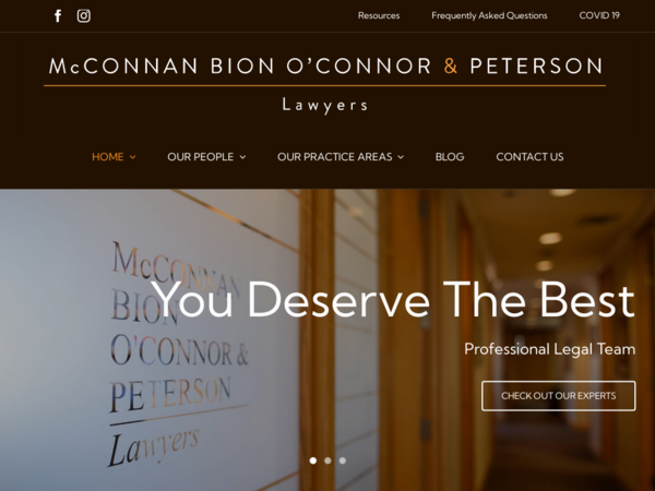 McConnan Bion O'Connor & Peterson Lawyers