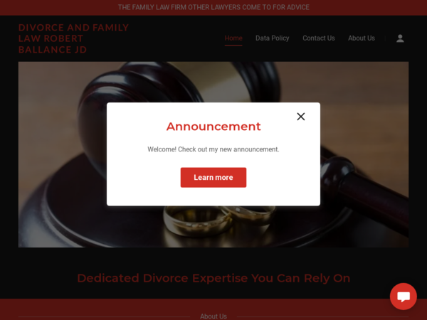 Robert J. M. Ballance Divorce and Family Law