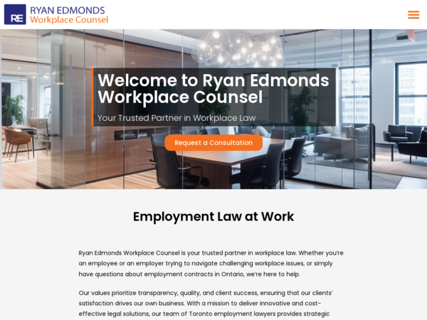 Ryan Edmonds Workplace Counsel