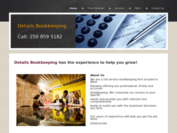 Details Bookkeeping