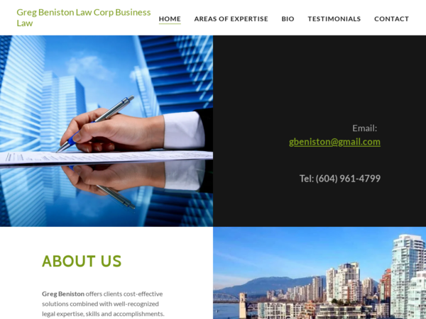 Greg Beniston Law Corporation